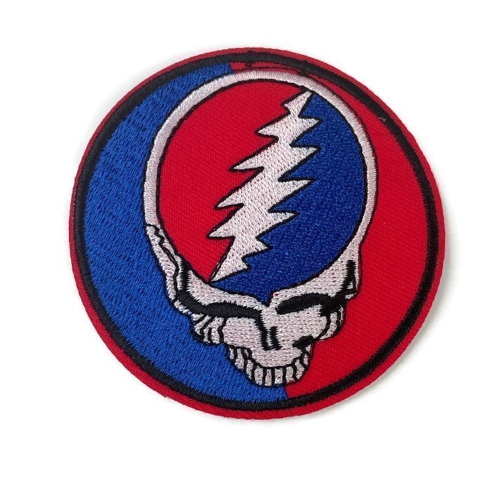Grateful Dead Skull Embroidered Patch